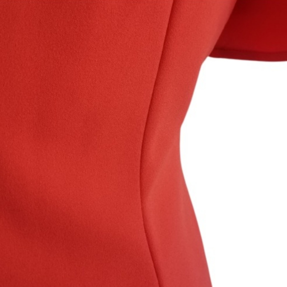 🆕️⬇️Calvin Klein Orange Flutter Sleeve Sheath Dress - Picture 5 of 15
